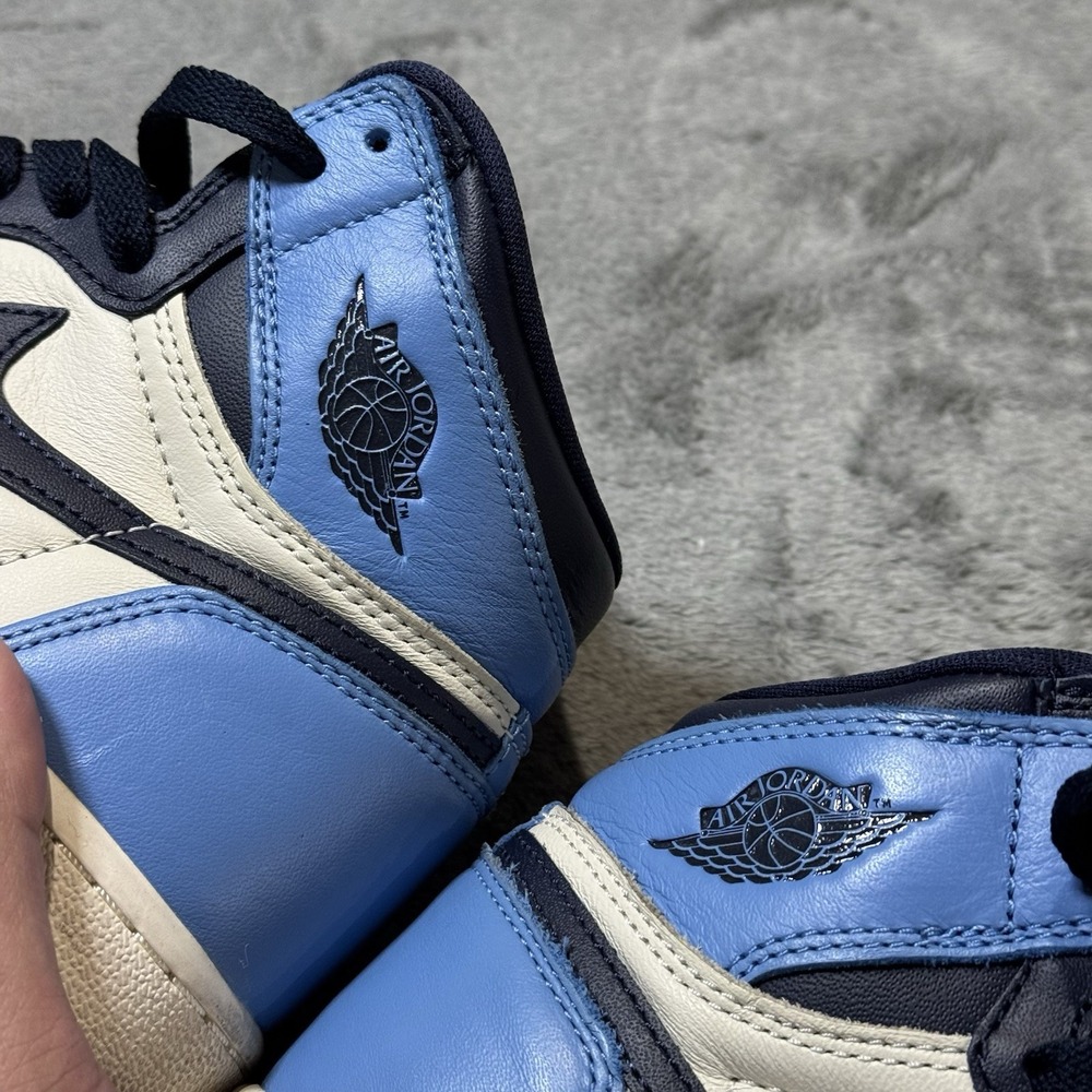 Nike Air Jordan 1 Retro High (GS) Obsidian UNC 575441-140 Size 4Y / 5.5W - Picture 14 of 14